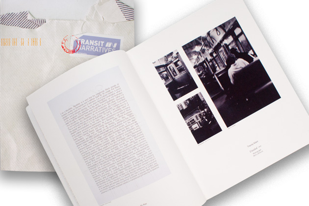 Publicity_Liminal Graphics, Transit Narrative Exhibition Catalogue, feature