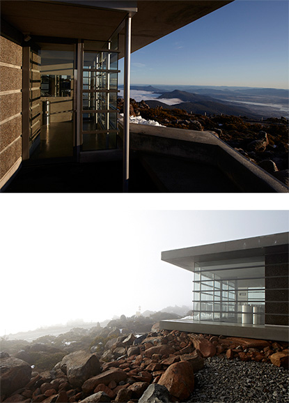 News feature - Liminal Architecture provides comfort (and relief!) with a magic view at the top of Mt Wellington