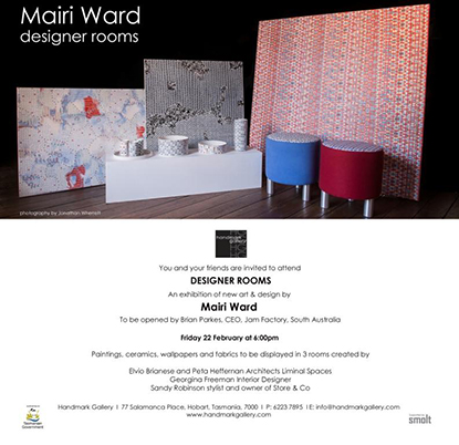Liminal Spaces, Mairi Ward Exhibition, Handmark Gallery Installation