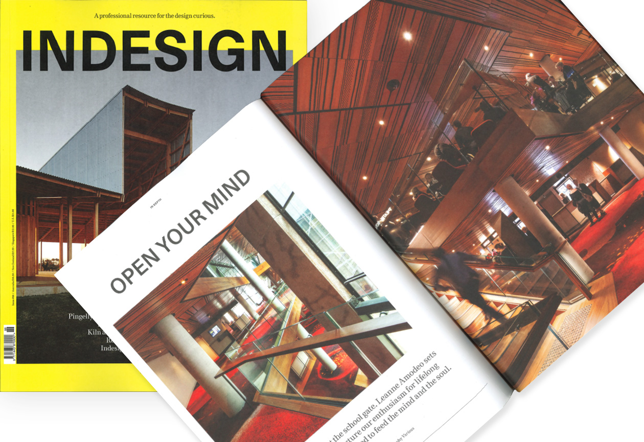 The Hedberg featured in InDesign magazine 