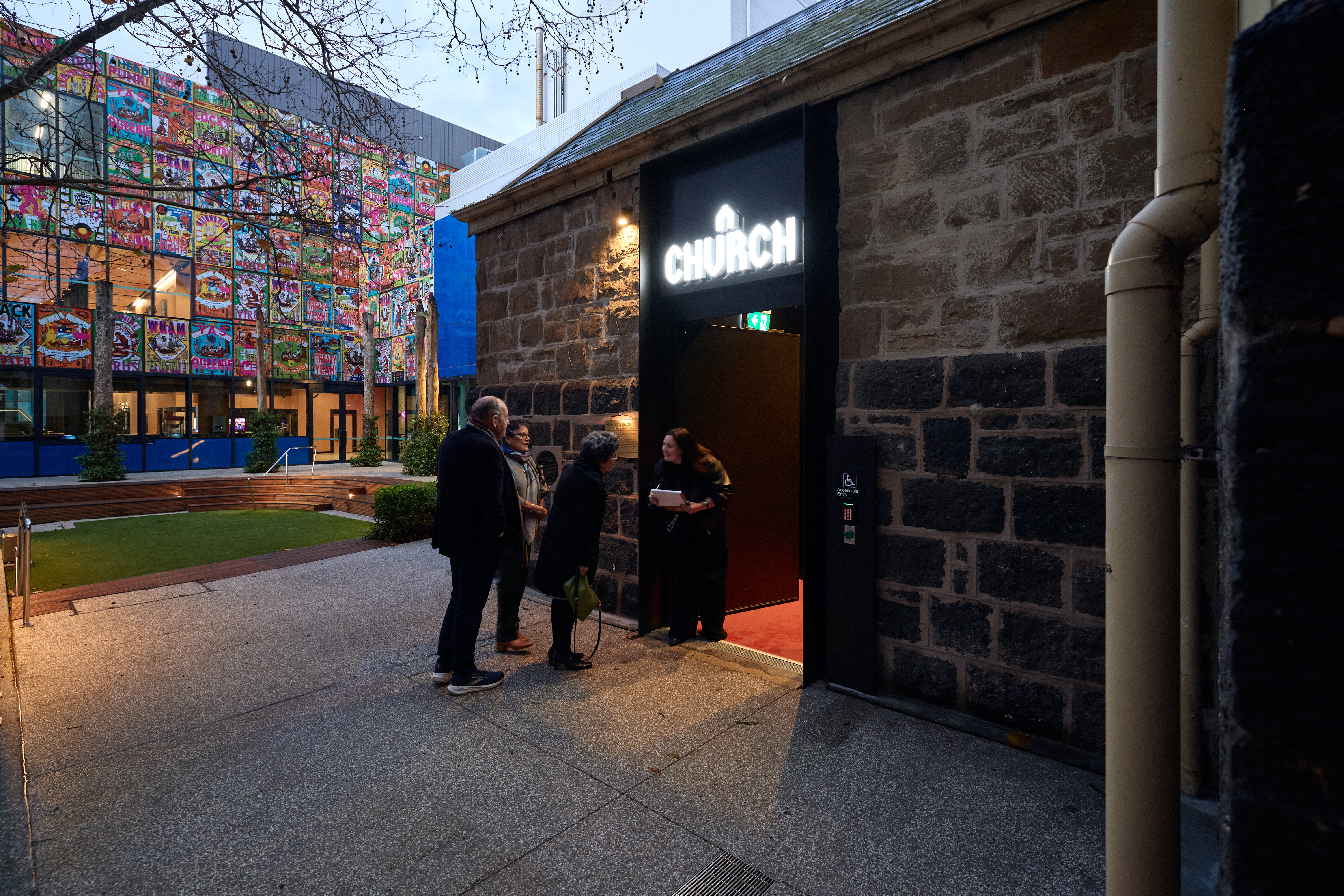 Geelong Arts Centre Church Entrance