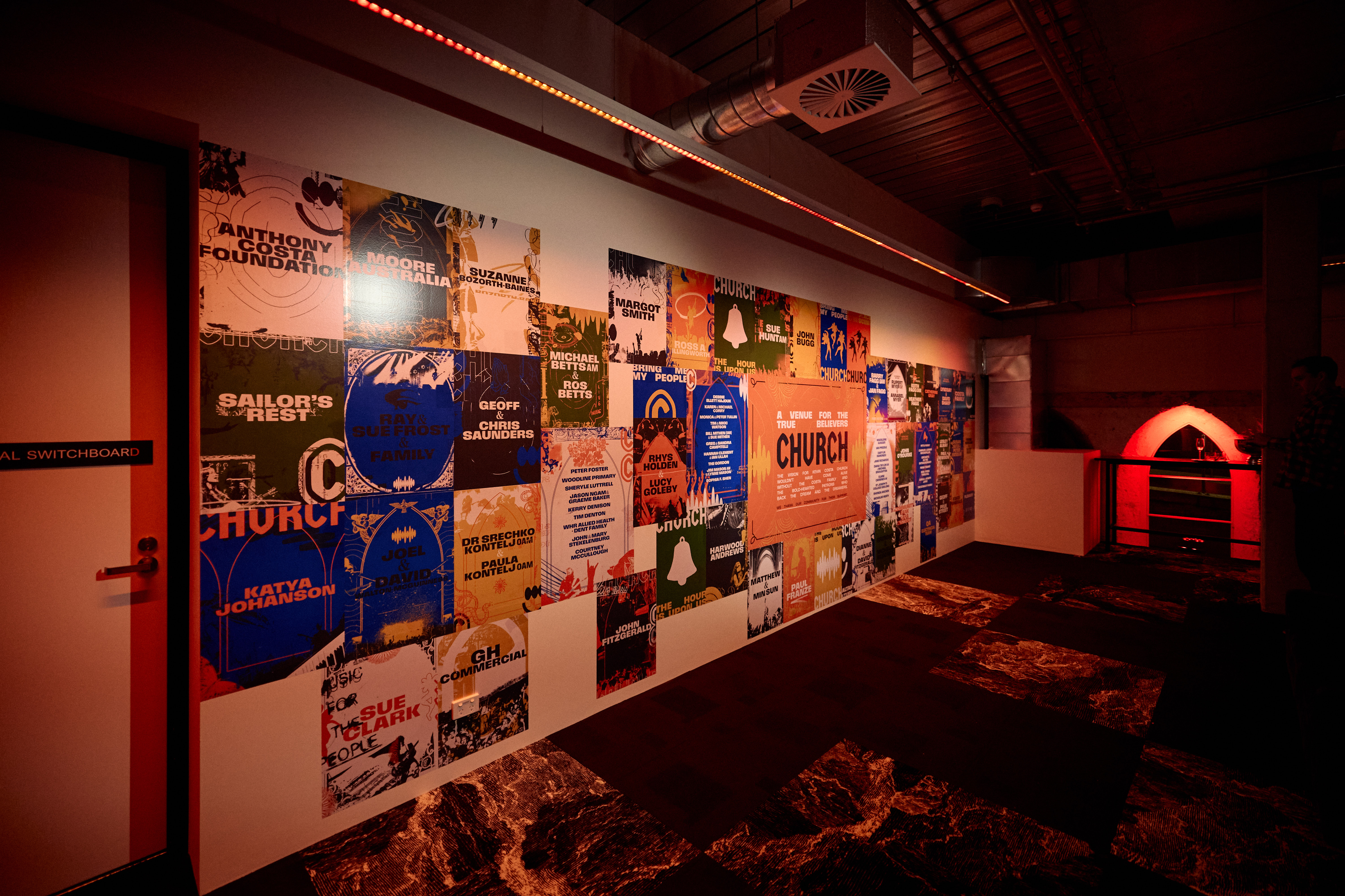 Geelong Arts Centre Donor Wall