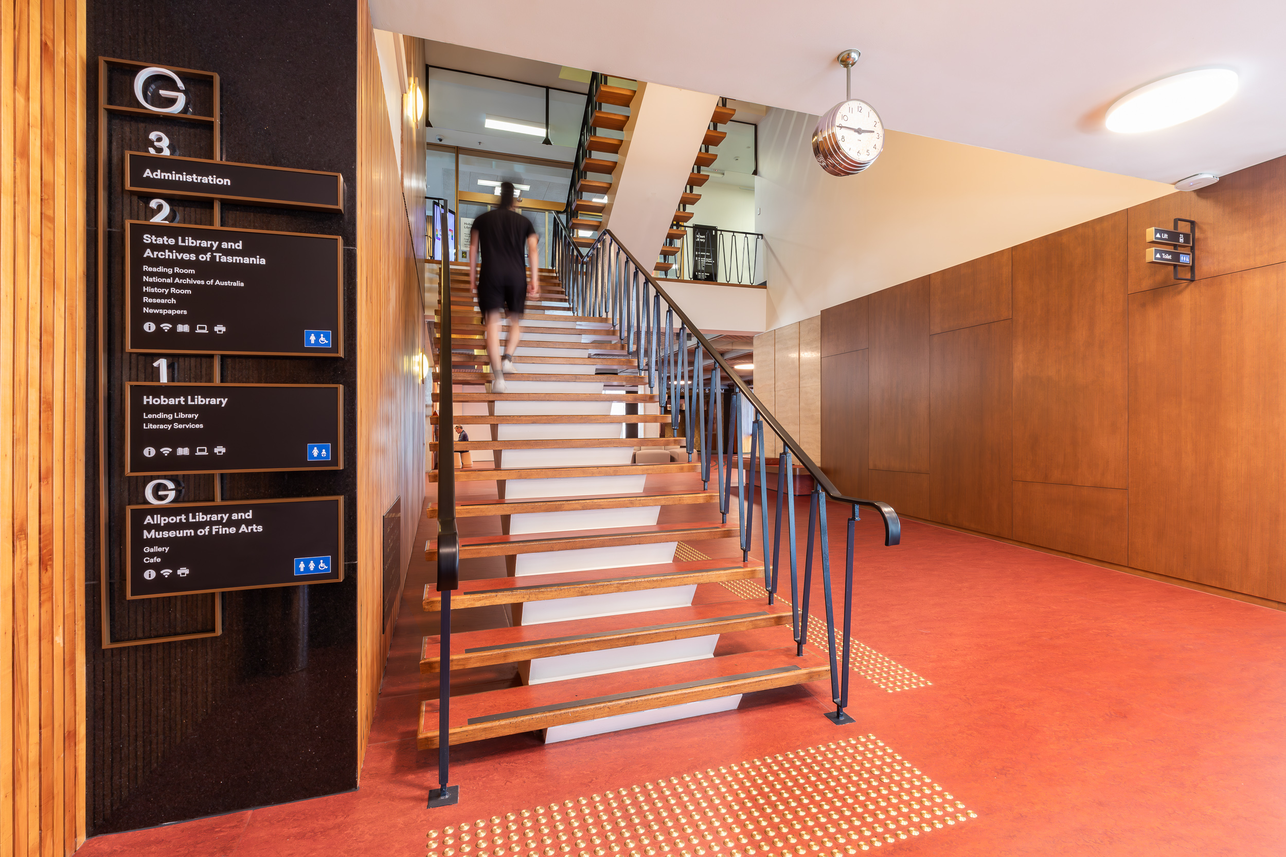 LIMINAL Spaces Library Stair