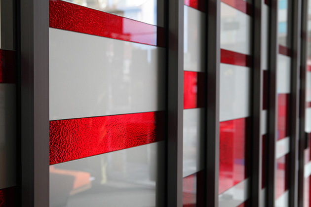 Senator Singh Office Fitout, glass panel