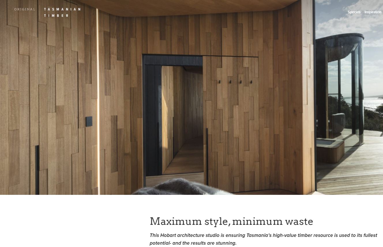 Tasmanian timber feature article