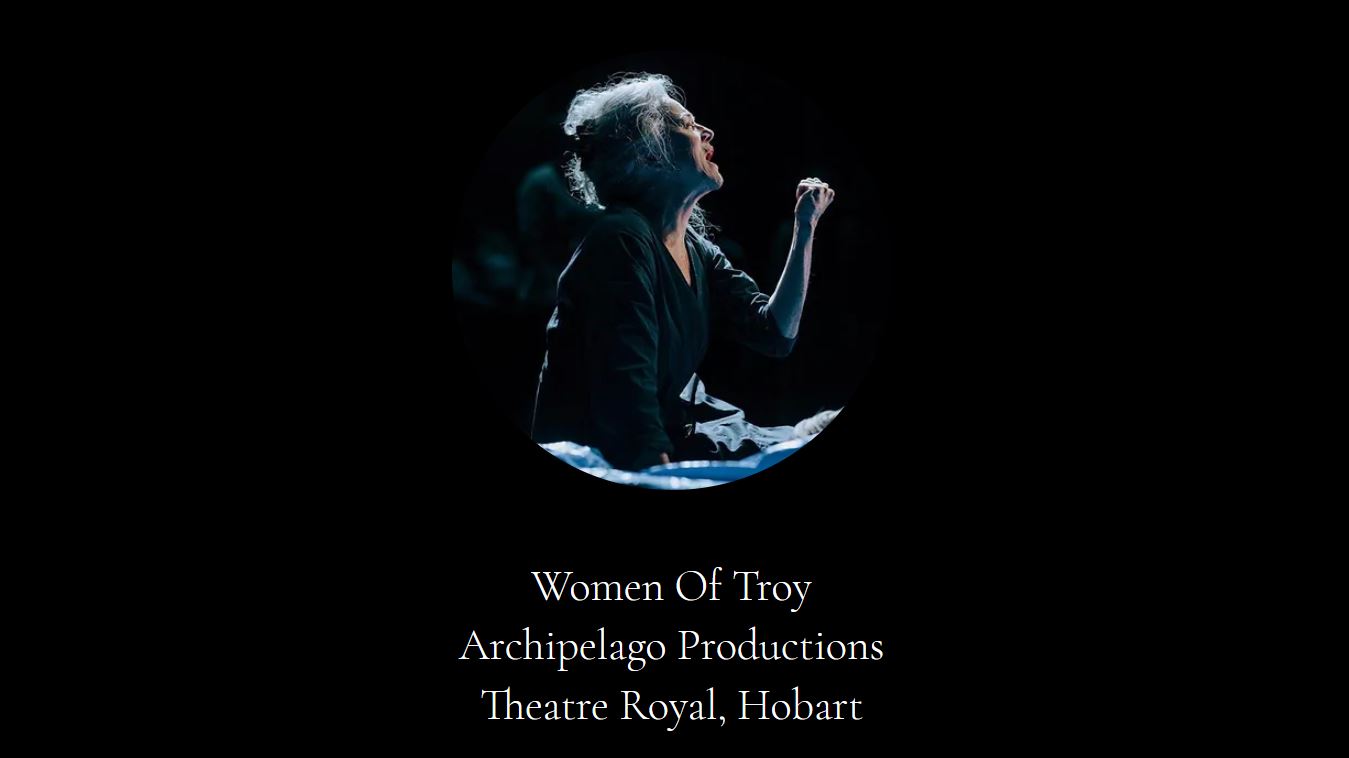 Women of Troy Ten Days on the Island Sarah Peirse as Hecuba