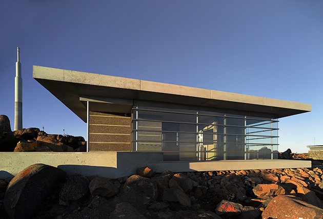 Liminal Architecture Pinnacle Toilet, Exterior 03, Hobart, Tasmania